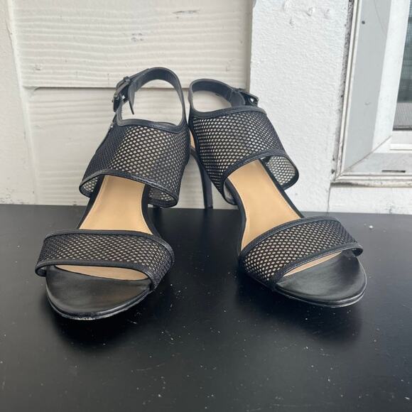 Michael Kors Women's Leilah Mesh Ankle Strap Heels Size 10 - Picture 4 of 13